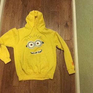 yellow minion hoodie